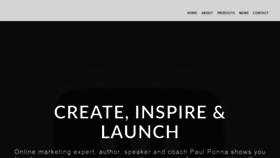 What Paulponna.com website looked like in 2021 (2 years ago)
