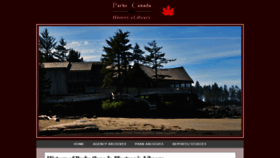 What Parkscanadahistory.com website looked like in 2021 (2 years ago)