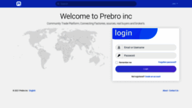 What Prebro.com website looked like in 2021 (2 years ago)