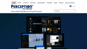 What Perception.tv website looked like in 2021 (2 years ago)