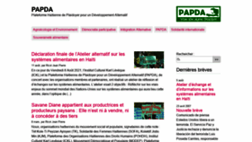 What Papda.org website looked like in 2021 (2 years ago)
