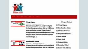 What Pakdosen.co.id website looked like in 2021 (2 years ago)