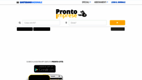 What Prontoimprese.it website looked like in 2021 (2 years ago)