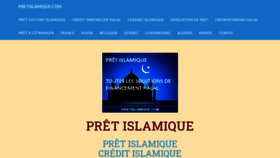 What Pretislamique.com website looked like in 2021 (2 years ago)