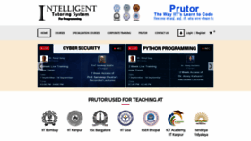 What Prutor.ai website looked like in 2021 (2 years ago)