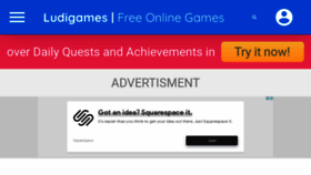What Play.ludigames.com website looked like in 2021 (2 years ago)