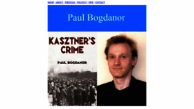 What Paulbogdanor.com website looked like in 2021 (2 years ago)