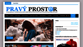 What Pravyprostor.cz website looked like in 2021 (2 years ago)