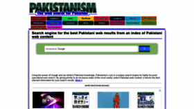What Pakistanism.com website looked like in 2021 (2 years ago)