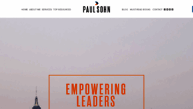 What Paulsohn.org website looked like in 2021 (2 years ago)
