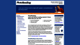 What Photoreading.com website looked like in 2021 (2 years ago)