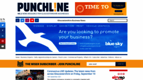 What Punchline-gloucester.com website looked like in 2021 (2 years ago)