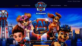 What Pawpatrolandfriends.com website looked like in 2021 (2 years ago)