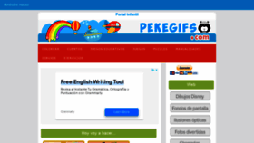 What Pekegifs.com website looked like in 2021 (2 years ago)