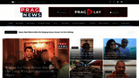 What Pragnews.com website looked like in 2021 (2 years ago)