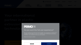 What Primo.com website looked like in 2021 (2 years ago)