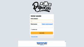 What Pipocas.tv website looked like in 2021 (2 years ago)
