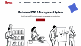 What Petpooja.com website looked like in 2021 (2 years ago)