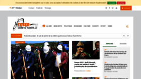 What Pressecotedivoire.ci website looked like in 2021 (2 years ago)