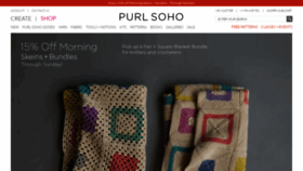 What Purlsoho.com website looked like in 2021 (2 years ago)