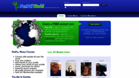 What Penpalworld.com website looked like in 2021 (2 years ago)