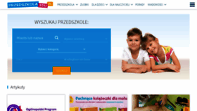 What Przedszkola.edu.pl website looked like in 2021 (2 years ago)