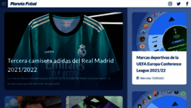 What Planetafobal.com website looked like in 2021 (2 years ago)