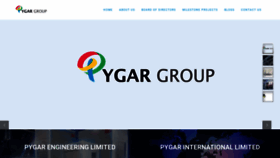 What Pygargroup.com website looked like in 2021 (2 years ago)