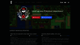What Pokemonrevolution.net website looked like in 2021 (2 years ago)