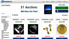What Policeauctions.com website looked like in 2021 (2 years ago)
