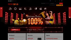 What Pasarbola.com website looked like in 2021 (2 years ago)