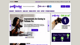 What Pro.petfinder.com website looked like in 2021 (2 years ago)