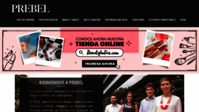 What Prebel.com website looked like in 2021 (2 years ago)