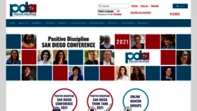 What Positivediscipline.org website looked like in 2021 (2 years ago)