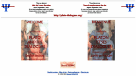 What Plato-dialogues.org website looked like in 2021 (2 years ago)
