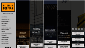 What Pizzeriadelfina.com website looked like in 2021 (3 years ago)