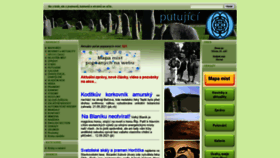What Putujici.cz website looked like in 2021 (2 years ago)