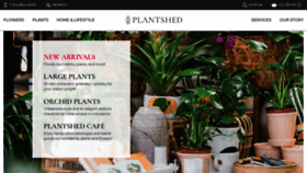 What Plantshed.com website looked like in 2021 (2 years ago)