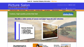 What Picturesalon.com website looked like in 2021 (2 years ago)