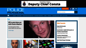 What Policeprofessional.com website looked like in 2021 (2 years ago)
