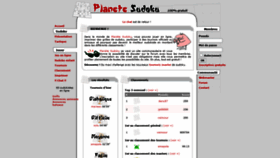 What Planete-sudoku.com website looked like in 2021 (2 years ago)