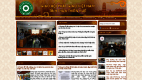 What Phatgiaohue.vn website looked like in 2021 (2 years ago)