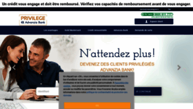 What Privilege-advanzia.fr website looked like in 2021 (2 years ago)