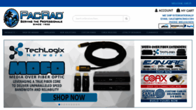 What Pacrad.com website looked like in 2021 (2 years ago)