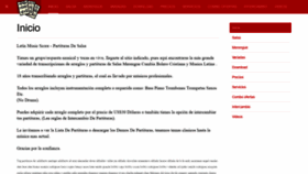 What Partiturasdesalsa.com website looked like in 2021 (2 years ago)