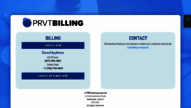 What Prvtbilling.com website looked like in 2021 (2 years ago)