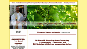 What Priesteraushilfe.at website looked like in 2021 (2 years ago)