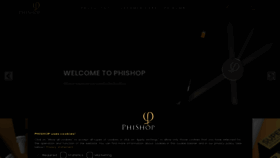What Phishop.com website looked like in 2021 (2 years ago)