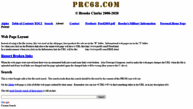 What Prc68.com website looked like in 2021 (2 years ago)