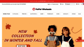 What Patpatwholesale.com website looked like in 2021 (2 years ago)